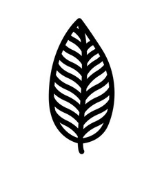 Calathea Tropical Leaf Line Icon