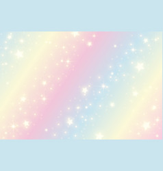 Rainbow Unicorn Background Girlie Princess Sky