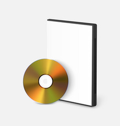 Realistic Yellow Cd Dvd With Plastic