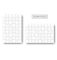 Jigsaw Puzzle Mockup Template