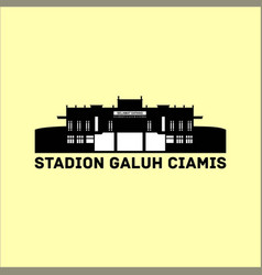 Stadion Galuh Ciamis Icon Logo Shiluete