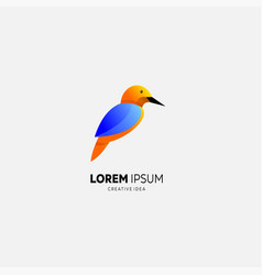 Bird Logo Gradient Design