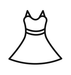 Party Fashion Dress Icon Mark In Filled Style