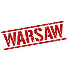 Warsaw Red Square Stamp