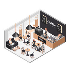 Isometric Coffee Shop