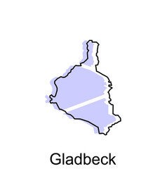 Gladbeck City Of Germany Map