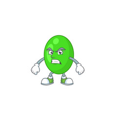 Cartoon Drawing Tetrad Showing Angry Face