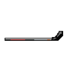 Team Hockey Stick Game Pixel Art