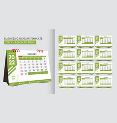 Desk Business Calendar Template Design