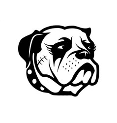 Bulldog Head Mascot Image