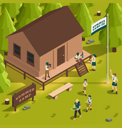 Isometric Summer Camp