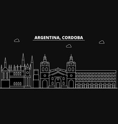 Cordoba Silhouette Skyline Argentina