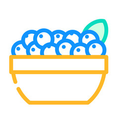 Acai Berries Color Icon