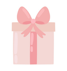 Gift Present With Bow