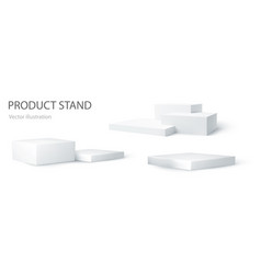 Product Stand White Round Podiums Shelf Pedestal