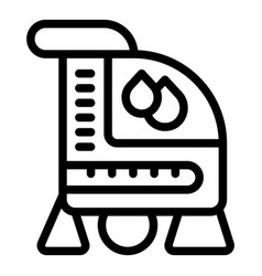 Electric Floor Scrubber Icon Outline