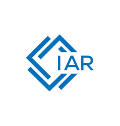 Iar Letter Logo Design On White Background