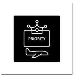 Priority Pass Glyph Icon