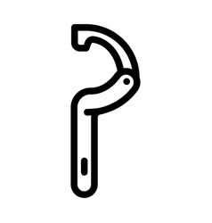 Spanner Wrench Line Icon