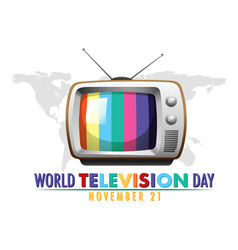 World Television Day Logo Design