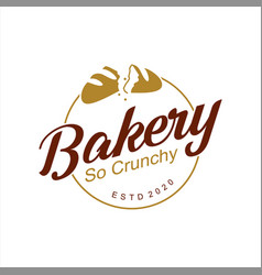 Simple Crunchy Bakery Logo Badge