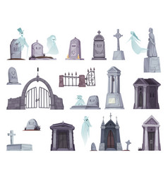 Cartoon Cemetery Set