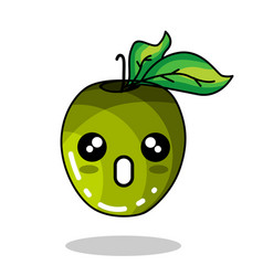 Emoji Green Apple Wow