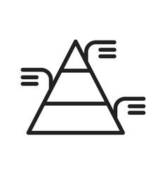 Pyramid Chart Icon Image