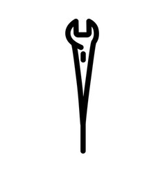 Spud Wrench Line Icon