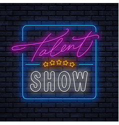 Talent Show Neon Logo