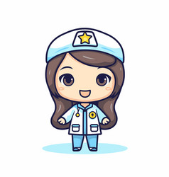 Cute Nurse Cartoon Character