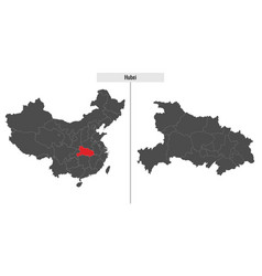 Map Of Hubei Province Of China