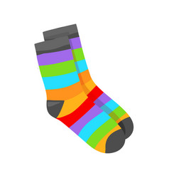 Pair Of Rainbow Socks