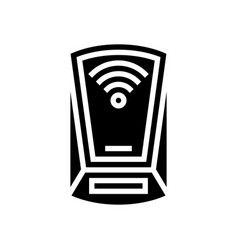 Scanning Rfid Device Glyph Icon