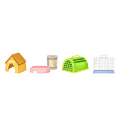 Pet Shop Product Assortment And Animal Accessory