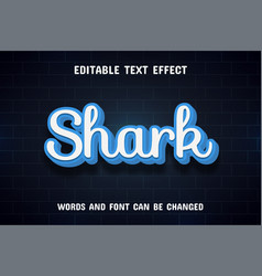 Shark Text - 3d Style Text Effect