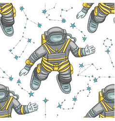 Astronaut Seamless Pattern