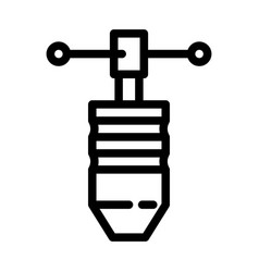 Tap Wrench Line Icon