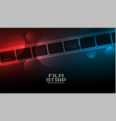 Film Strip With Light Effect Cinema Background