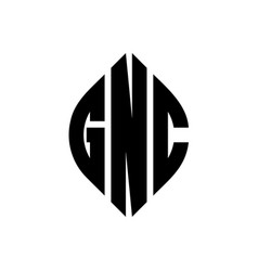 Gnc Circle Letter Logo Design With Circle