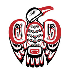 Haida raven tattoo Royalty Free Vector Image - VectorStock