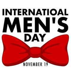 International Mens Day Poster Design