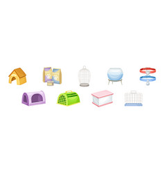 Pet Shop Product Assortment And Animal Accessory