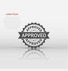 Approved Seal Stamp Icon Approve Accepted Badge