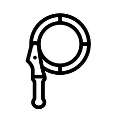 Oil Filter Wrench Line Icon