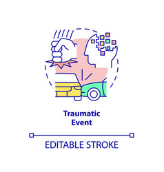 Traumatic Event Concept Icon