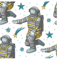 Astronaut Seamless Pattern