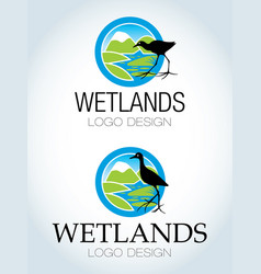 Circular Wetlands Logo Design