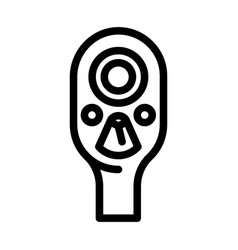 Socket Wrench Line Icon