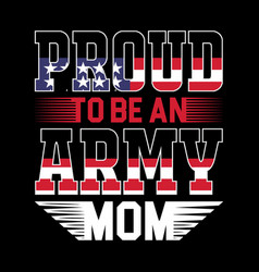 Army Mom T Shirt Design